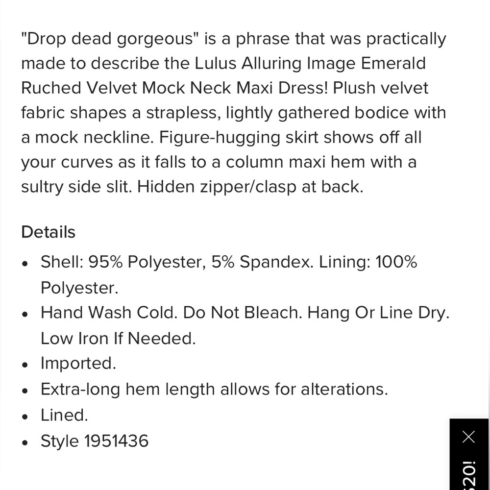 Lulus Alluring Image Emerald Ruched Velvet Mock Neck Maxi Dress - Picture 9 of 16